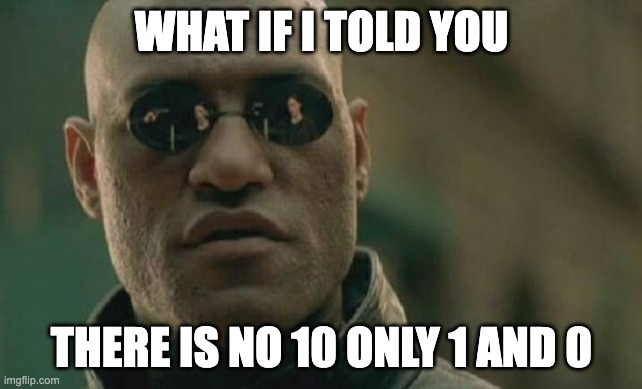 Morpheus knows why you carry the one.